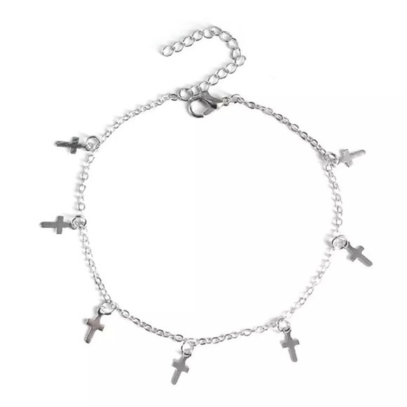 3/$30 🤍 Cross Charm Anklet - Picture 5 of 5